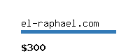 el-raphael.com Website value calculator