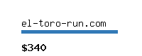el-toro-run.com Website value calculator