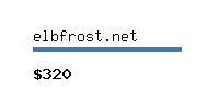 elbfrost.net Website value calculator