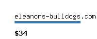 eleanors-bulldogs.com Website value calculator