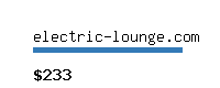 electric-lounge.com Website value calculator