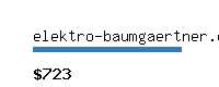 elektro-baumgaertner.com Website value calculator