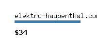 elektro-haupenthal.com Website value calculator