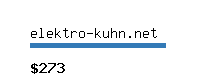 elektro-kuhn.net Website value calculator