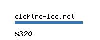 elektro-leo.net Website value calculator