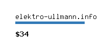 elektro-ullmann.info Website value calculator