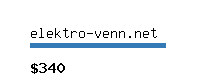 elektro-venn.net Website value calculator