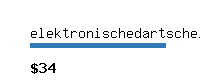 elektronischedartscheibe.com Website value calculator