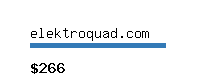 elektroquad.com Website value calculator