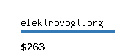 elektrovogt.org Website value calculator