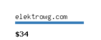 elektrowg.com Website value calculator