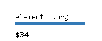 element-1.org Website value calculator