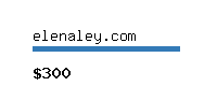 elenaley.com Website value calculator