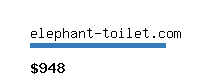 elephant-toilet.com Website value calculator