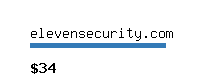 elevensecurity.com Website value calculator