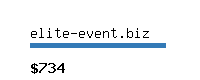 elite-event.biz Website value calculator