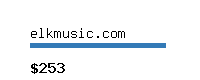 elkmusic.com Website value calculator