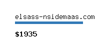 elsass-nsidemaas.com Website value calculator