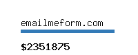 emailmeform.com Website value calculator