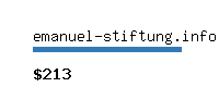 emanuel-stiftung.info Website value calculator