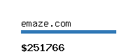 emaze.com Website value calculator