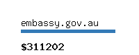 embassy.gov.au Website value calculator