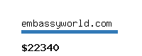 embassyworld.com Website value calculator