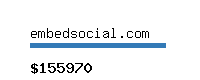 embedsocial.com Website value calculator