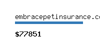 embracepetinsurance.com Website value calculator