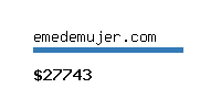 emedemujer.com Website value calculator