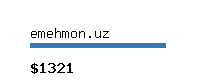 emehmon.uz Website value calculator