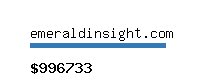 emeraldinsight.com Website value calculator