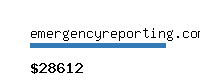 emergencyreporting.com Website value calculator