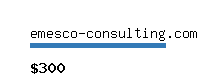 emesco-consulting.com Website value calculator