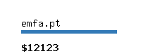 emfa.pt Website value calculator