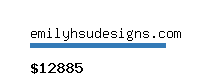 emilyhsudesigns.com Website value calculator