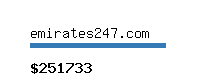 emirates247.com Website value calculator