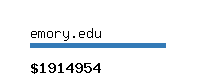 emory.edu Website value calculator