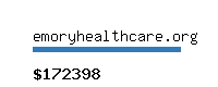 emoryhealthcare.org Website value calculator