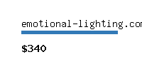 emotional-lighting.com Website value calculator