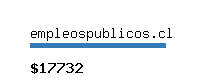 empleospublicos.cl Website value calculator