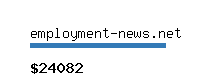 employment-news.net Website value calculator