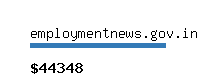 employmentnews.gov.in Website value calculator