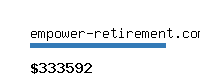 empower-retirement.com Website value calculator