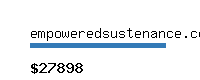 empoweredsustenance.com Website value calculator