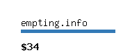 empting.info Website value calculator