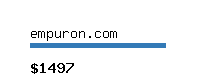 empuron.com Website value calculator