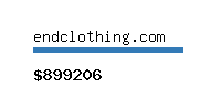 endclothing.com Website value calculator