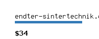 endter-sintertechnik.com Website value calculator