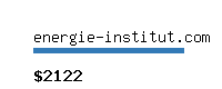 energie-institut.com Website value calculator